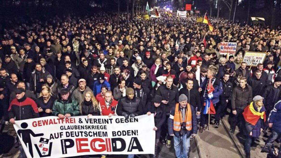 Γερμανία: Νέα μεγάλη διαδήλωση του Pegida στη Δρέσδη